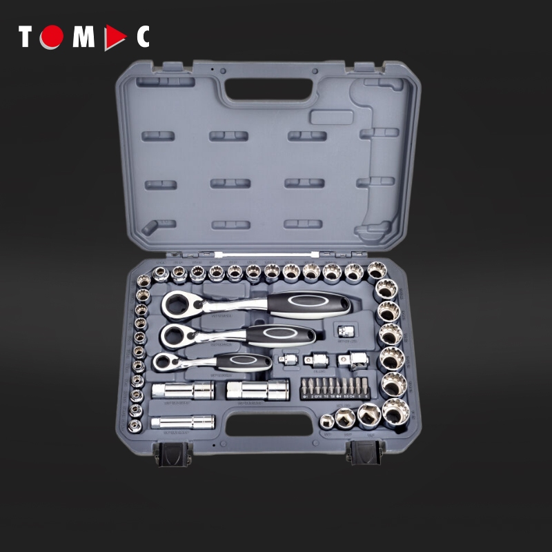 Socket Wrench - TOMAC 52 Parça Krom Vanadyum Geçmeli